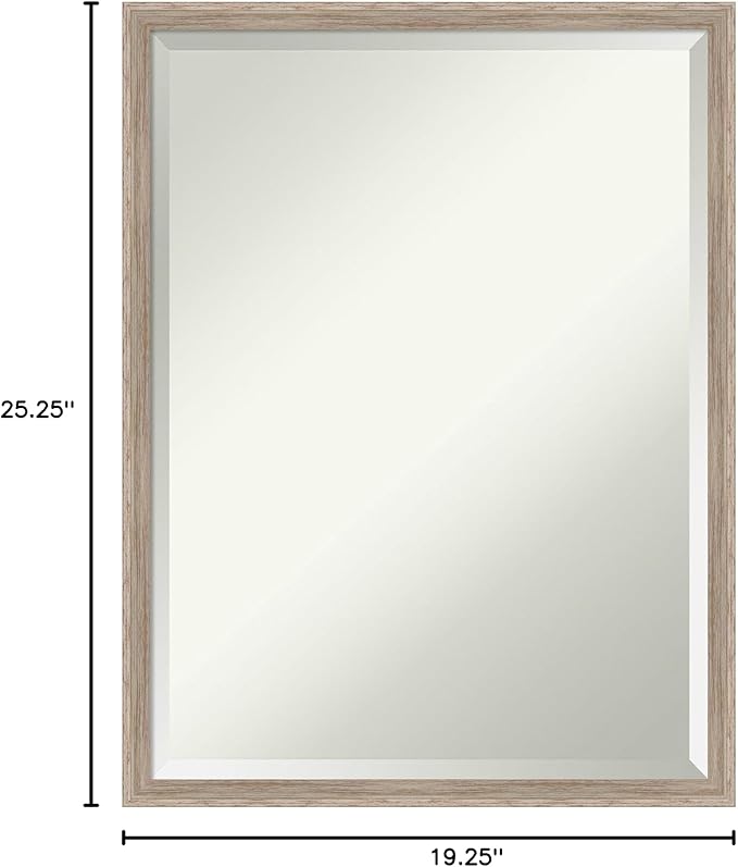 Amanti Art White Bathroom Mirror - Image 6