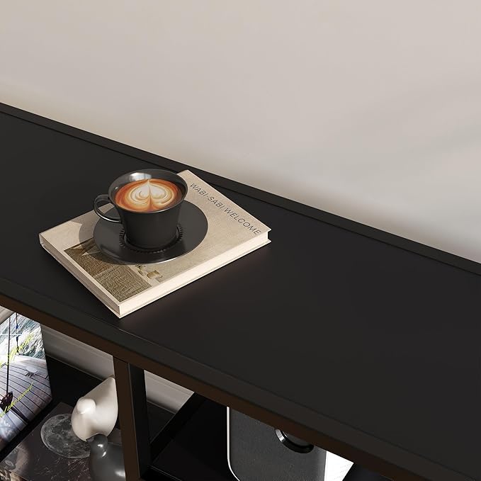 TECHMILLY Modern TV Stand for 55" TV, TV Table - Image 8