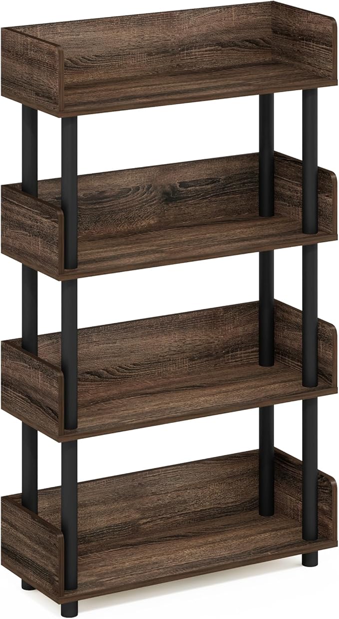 Furinno Turn-N-Tube 4-Tier Multipurposes Display Rack, Open Shelf Rack/Storage - Image 5