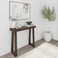 Plank+Beam Solid Wood Console Table, 36 Inch, Sofa Table, Narrow Entryway Table by PlankBeam