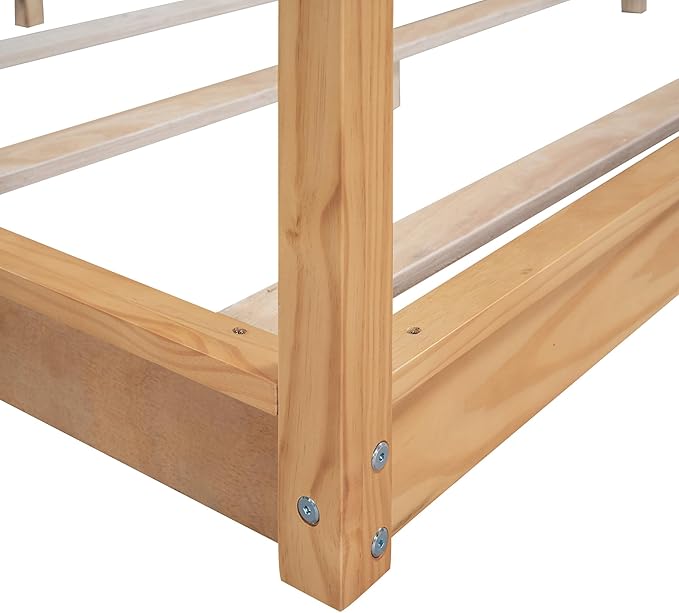 King Size Canopy Platform Bed - Image 7