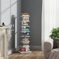 TUTOTAK Narrow Bookshelf, 8-Tier Bookcase, Spine Book Shelf by WelcometotheTUTOTAKHome