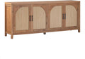 Walker Edison Sasha 4-Door Reeded Sideboard Buffet by WalkerEdison
