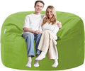 5FT Bean Bag Chair with Ultra Soft Velvet Cover Bean Bag Sofa with Memory Foam by Unknown