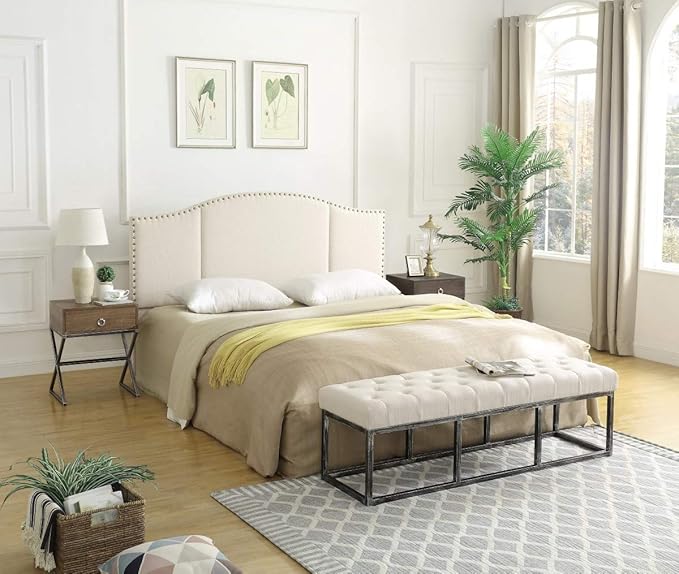 24KF Upholstered Tufted Long Bench Seats - Image 8