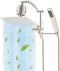 Hibbent Metal 10'' Filtered Rainfall Shower Head by Hibbent