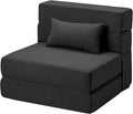Folding Sofa Bed with Pillow- Convertible Chair Floor Couch & Sleeping Mattress by SUYOLS