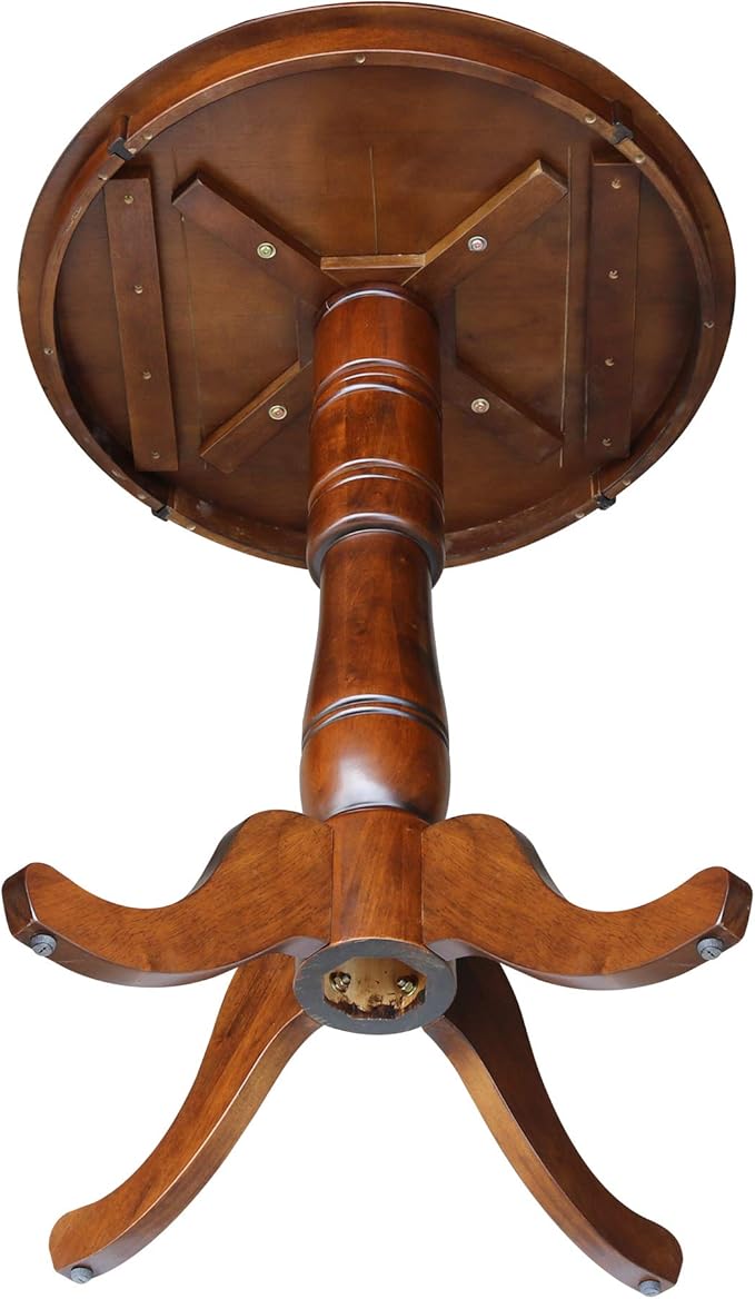 International Concepts 30-Inch Round Pedestal Dining Table - Image 5
