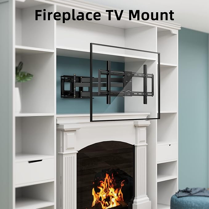 Heavy Duty TV Wall Mount for 42-90" TVs, 4X Load Tested Holds 179lbs, 40.9" - Image 8