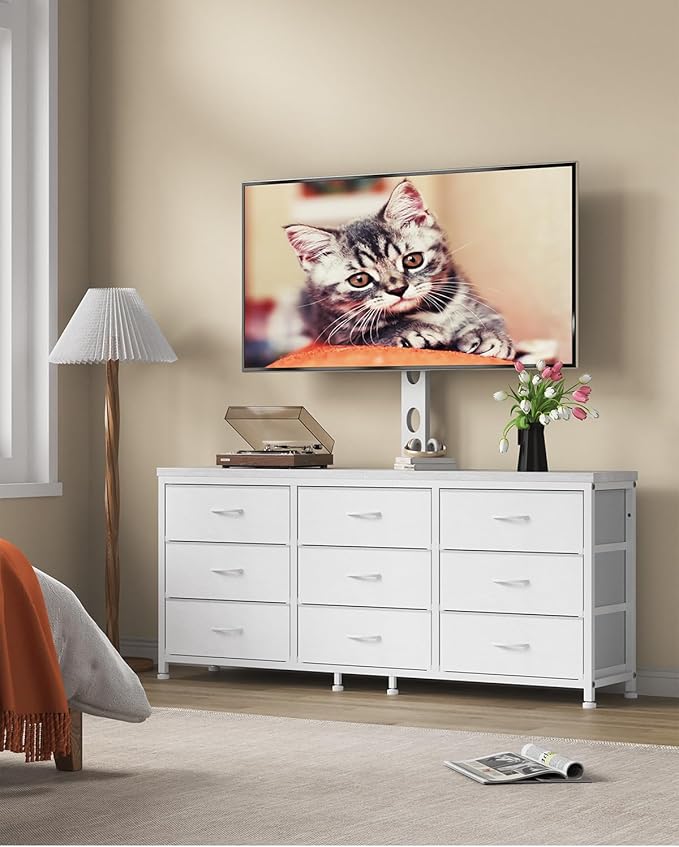 TV Stand with Mount for 32/55/65/75/85 inch TVs, Entertainment Center with 9 - Image 3