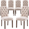 Tufted Upholstered Parsons Dining Chair by SNUGWAY