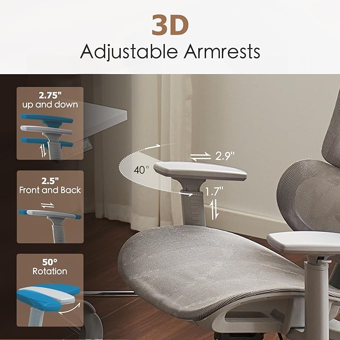 Ergonomic Mesh Office & Gaming Chair - Image 5