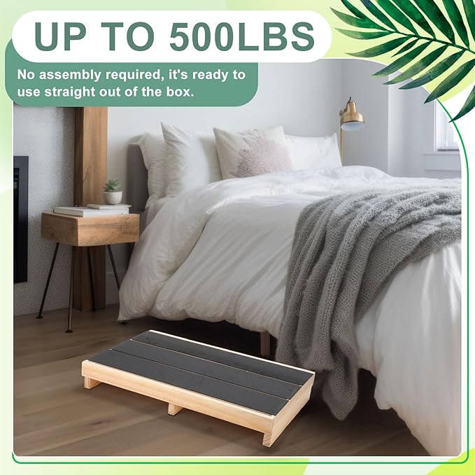 3.5" Wooden Platform Step Stool - Image 6