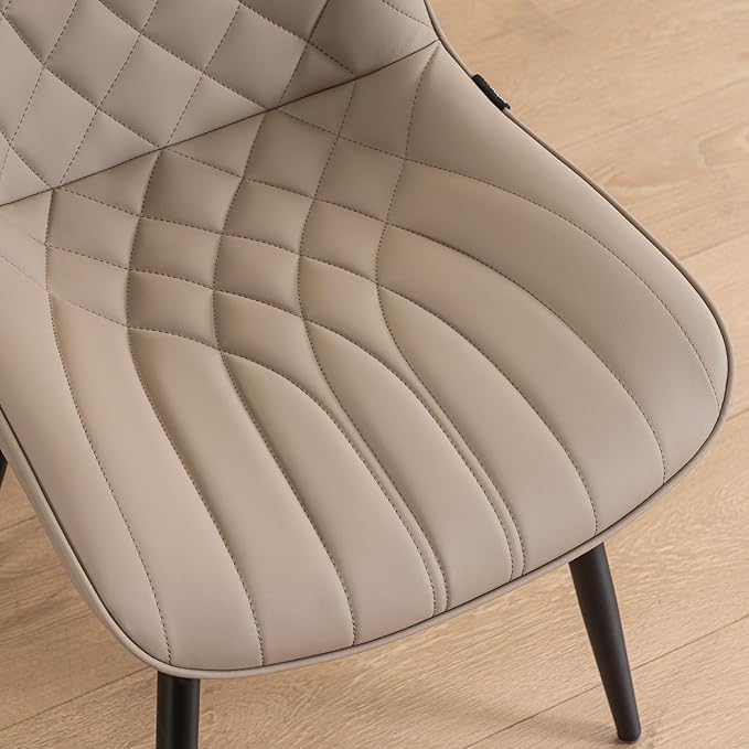 YOUNUOKE Dining Chairs Set of 2 Mid Century Modern Kitchen Chair Comfortable - Image 7