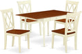 East West Furniture MZCL5-WHI-W 5 Piece Dinette Set by EastWestFurniture
