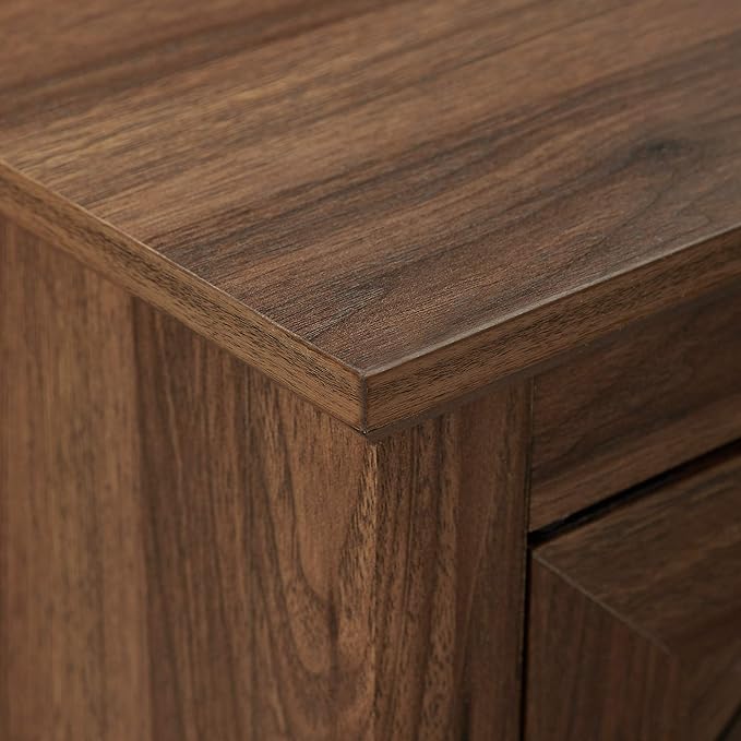 Walker Edison Modern Wood Grooved Buffet Sideboard - Image 7