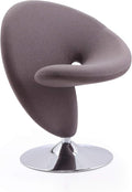 Manhattan Comfort Curl Swivel Accent Chair Set of 2 by ManhattanComfort