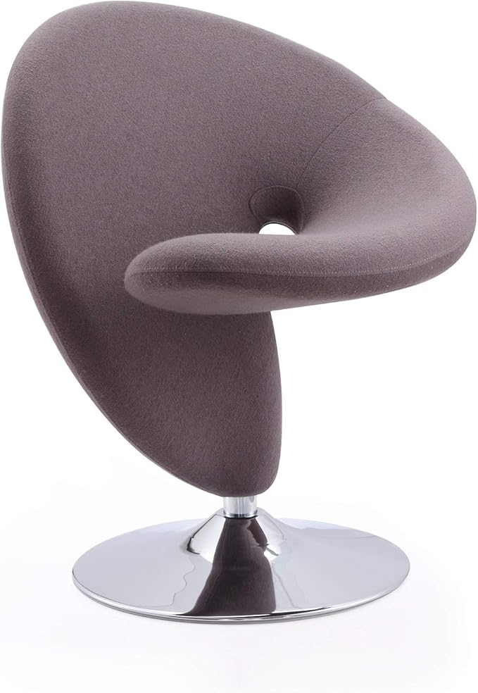 Manhattan Comfort Curl Swivel Accent Chair Set of 2 by ManhattanComfort