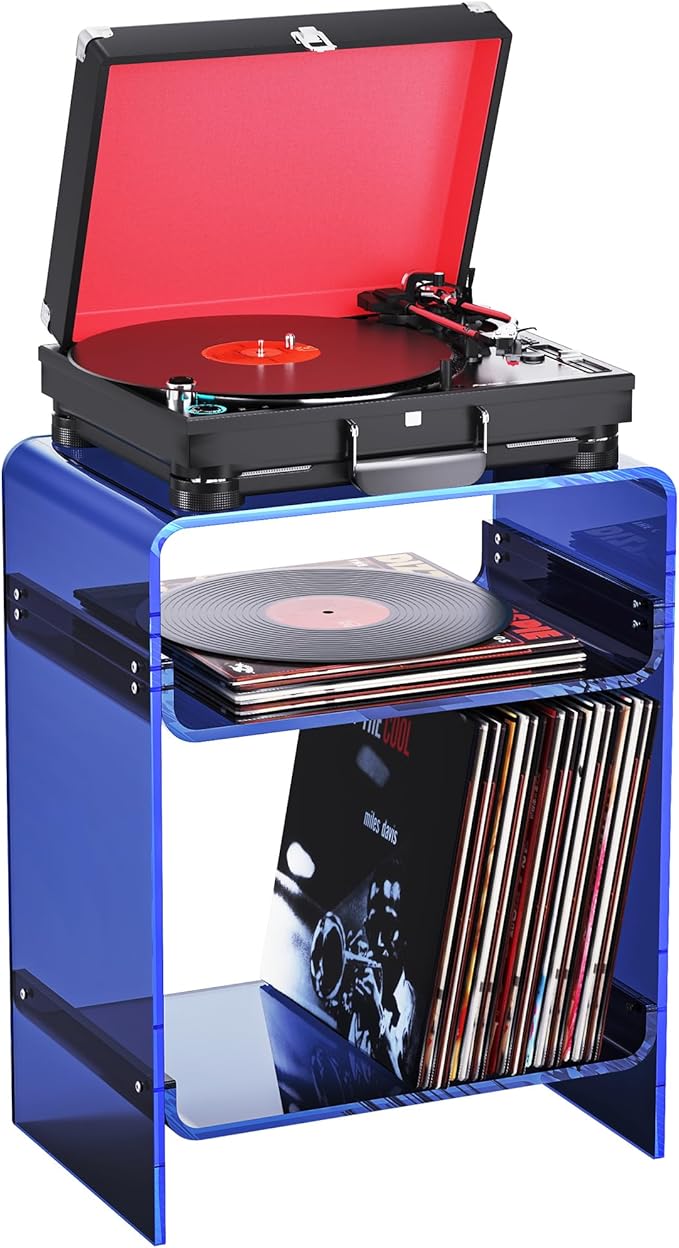 Acrylic Record Player Table by AcrylicTableFurniture