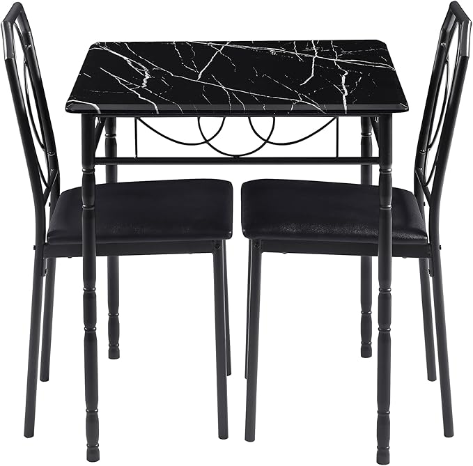 VECELO 3 Piece Dining Table Set - Image 8