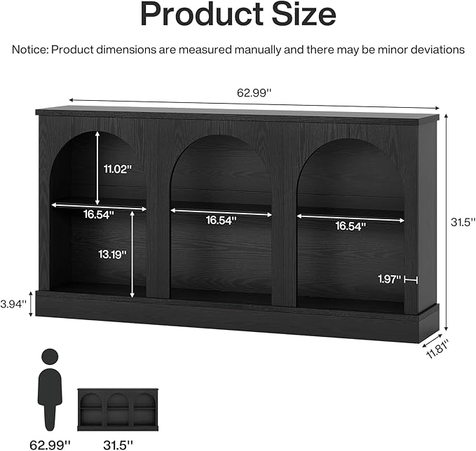 Tribesigns Farmhouse Console Table, 63-Inch Long Entryway Table - Image 2