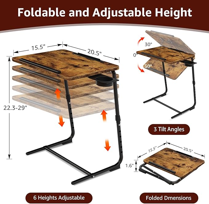 TV Trays Set of 4 - Image 3