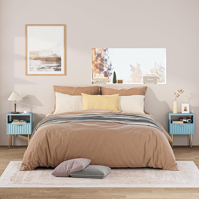 Nightstand, Modern Bedside Table - Image 9