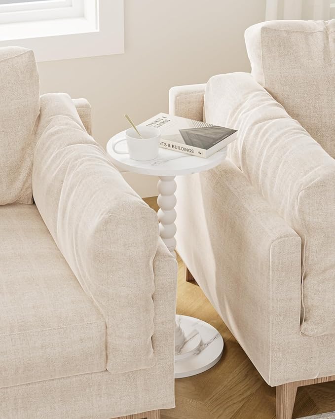 Masupu Round Side Table, Small Drink Table - Image 5