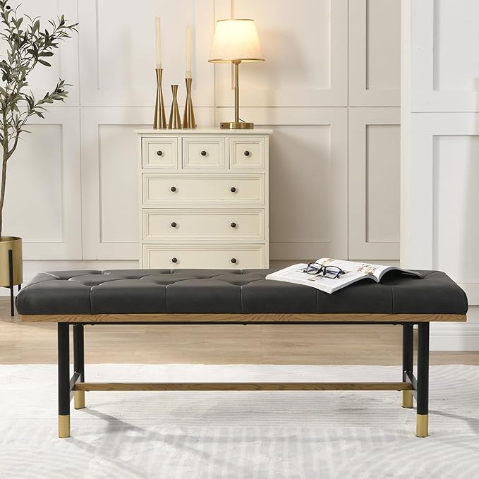 Shoe Bench Entryway, End of Bed Bench, Bench - Image 6
