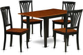 East West Furniture NDAV5-BCH-W 5 Piece Dining Table Set by EastWestFurniture