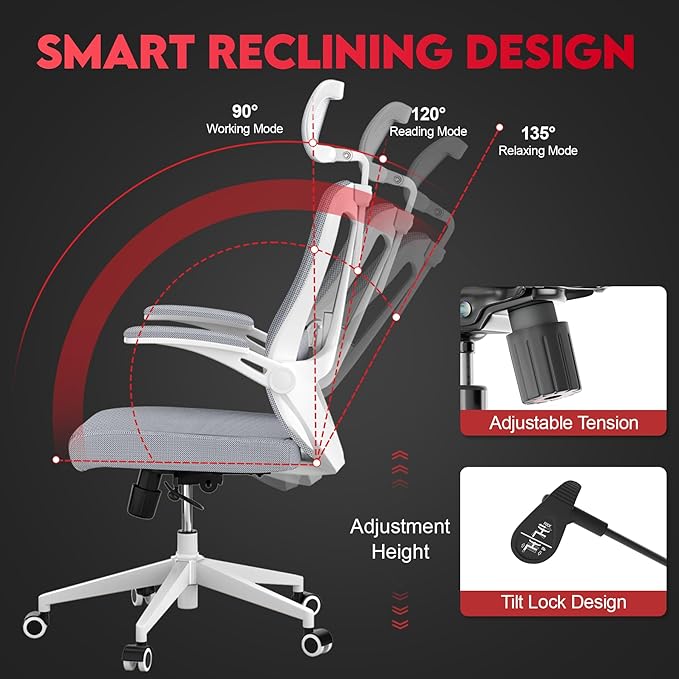 Ergonomic Office Chair - 400LB Comfy Desk Chairs - Image 4