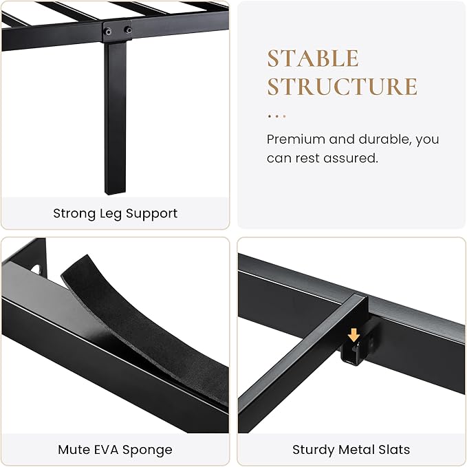 SHA CERLIN Queen Size Bed Frame - Image 6