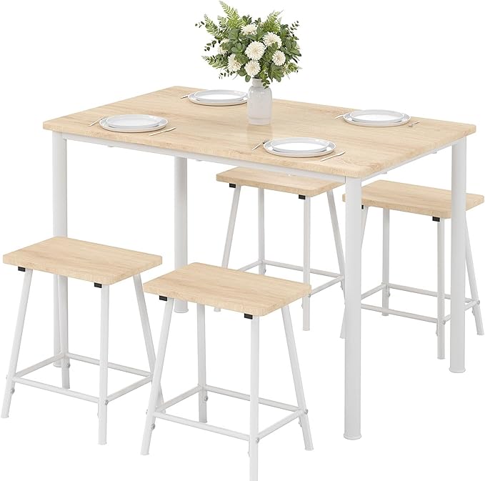 VECELO Kitchen Table and Chairs - Image 8