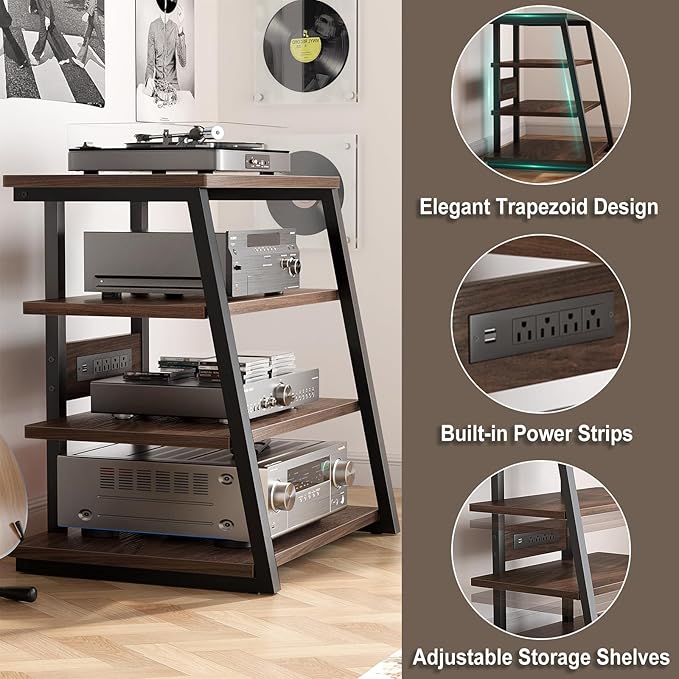 Armocity 4-Tier AV Media Stand - Image 4