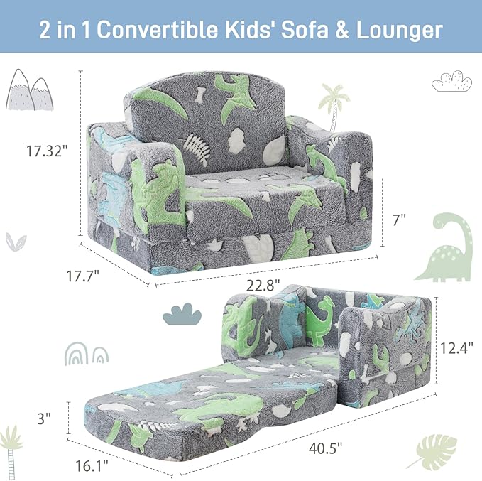 Thick Comfy Toddler Chair and Couch - Image 3