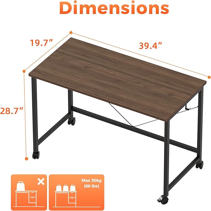 Computer Desk, Gaming Desk for Small Spaces, Modern Simple Style Table for Home - Image 2