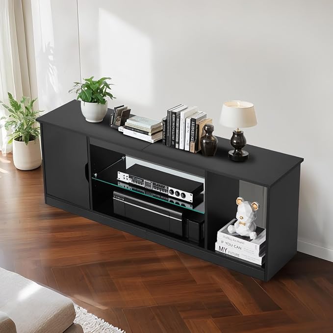 VEVOR TV Stand for TVs up to 65 inch, Modern Entertainment Center - Image 8