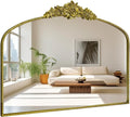 Antique Gold Arch Wall Mirror, Baroque Victorian Mirror by CASOLLY