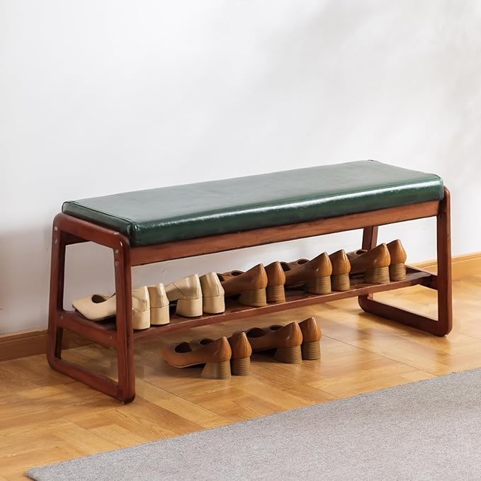 latifolia Solid Wood Bench, Entryway Shoe Bench by Latifolia