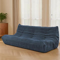 Fireside Three-Seater Mid-Century Armless Sofa — Floor Lounger in Soft Premium by Unknown