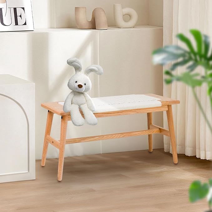 Solid Wood Entryway Bench, Wooden Dining Benches - Image 3