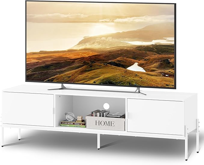 WLIVE Modern TV Stand for 65 Inch TV, Mid Century Entainment Center by WLIVE