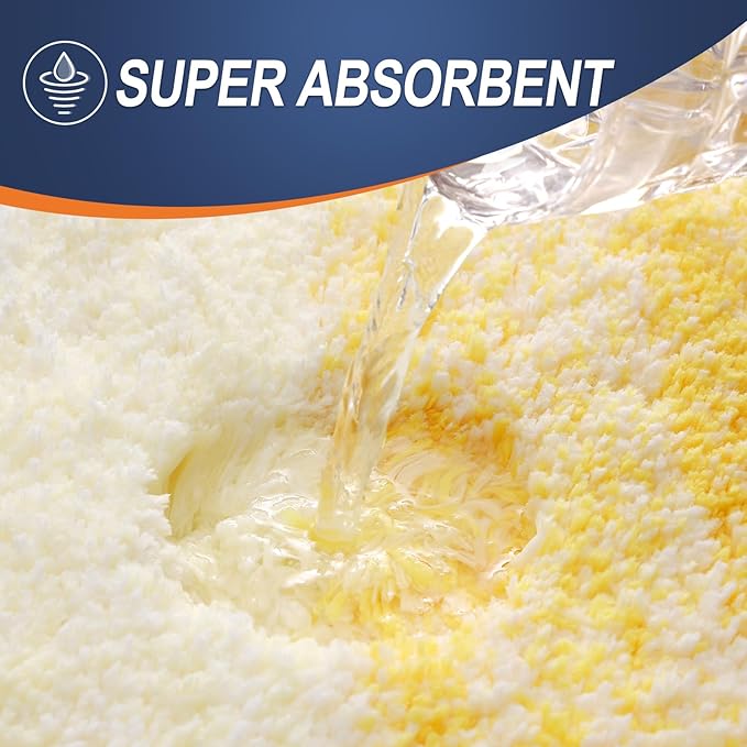 OLANLY Bathroom Runner Rugs 70x24, Extra Soft Absorbent Microfiber Bath Rugs - Image 3