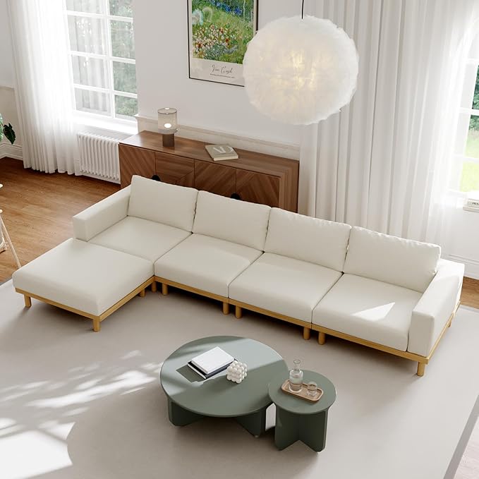 Acanva Minimalist Modular Sectional Sofa - Image 6