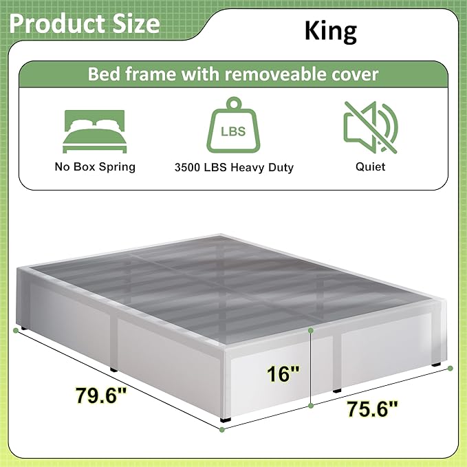 16 Inch King Size Bed Frame - Image 2