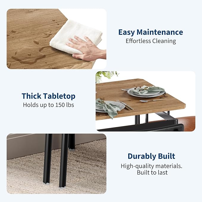 5 Piece Dining Room Table Set, Kitchen Table Set - Image 4