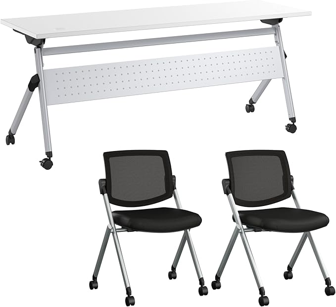 Bush Business Furniture Folding Training Table Set - Image 2