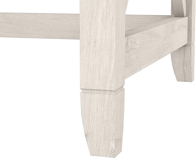Bush Furniture Key West 48W Writing Desk in Linen White Oak - Image 6