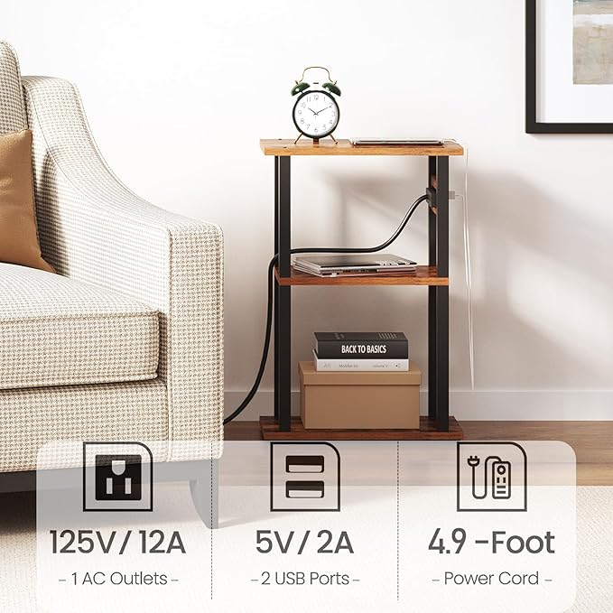 TUTOTAK Small Narrow Side Table - Image 6