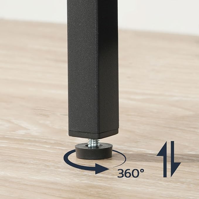 HOOBRO End Table with Charging Station, Bedside Table with 2 Drawer & USB Port - Image 9